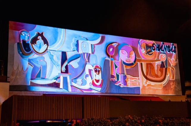 CLUB CHINOIS IBIZA commissions ARTIST CARLITO DALCEGGIO’S 15m x 4m multimedia mural, ‘UNSEEN UNTOUCHED UNKNOWN’