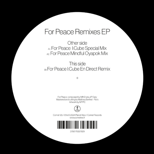 MIND - For Peace Remixes Ep 