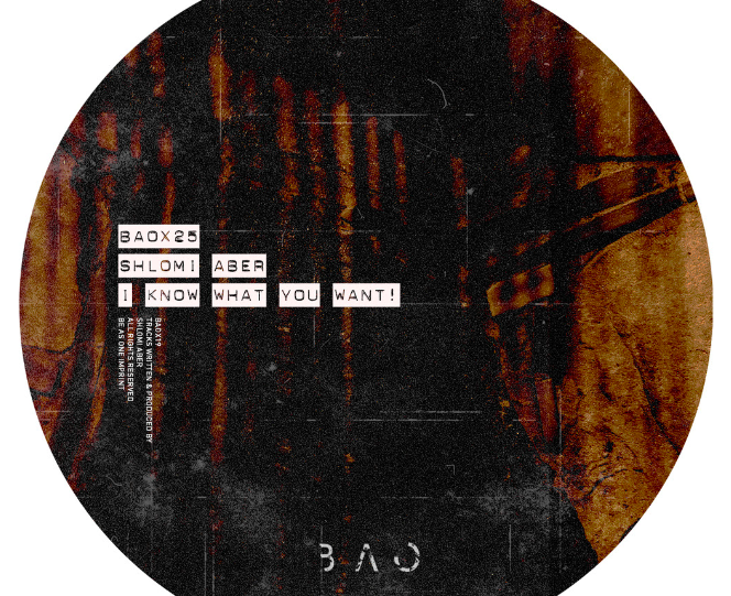 Shlomi Aber presents I Know What You Want