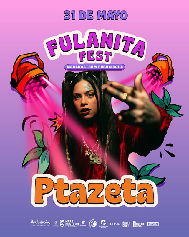 Ptazeta joins the fourth edition of Fulanita Fest 2025 at Marenostrum Fuengirola