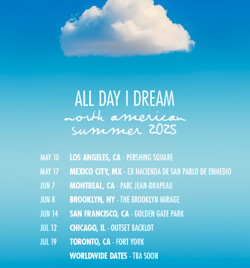 RSVP to All Day I Dream 2025 Tour