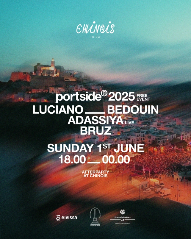 Chinois Ibiza Presents PORTSIDE on Sunday 1st June