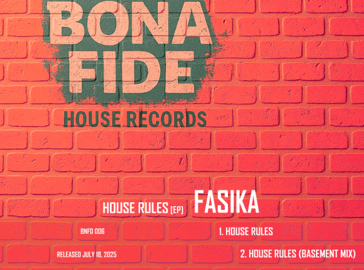  No Frills, All Groove – Fasika’s ‘House Rules’ Brings Raw Club Energy