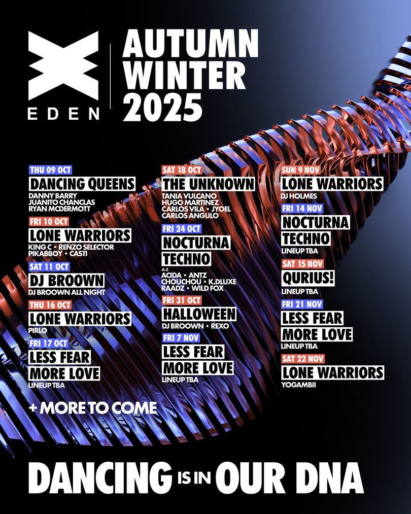 EDEN IBIZA DOESN'T STOP THIS WINTER