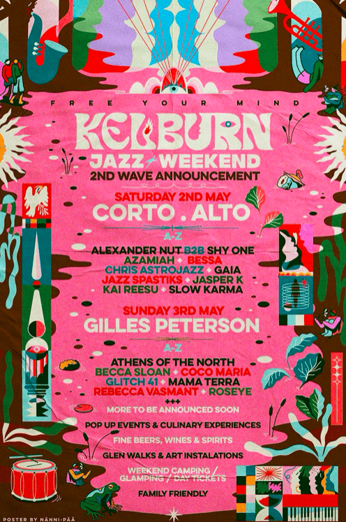 Kelburn Jazz Weekend announces second wave of artists for debut edition