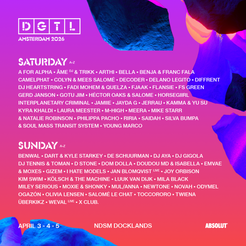 DGTL Festival announces its full line-up