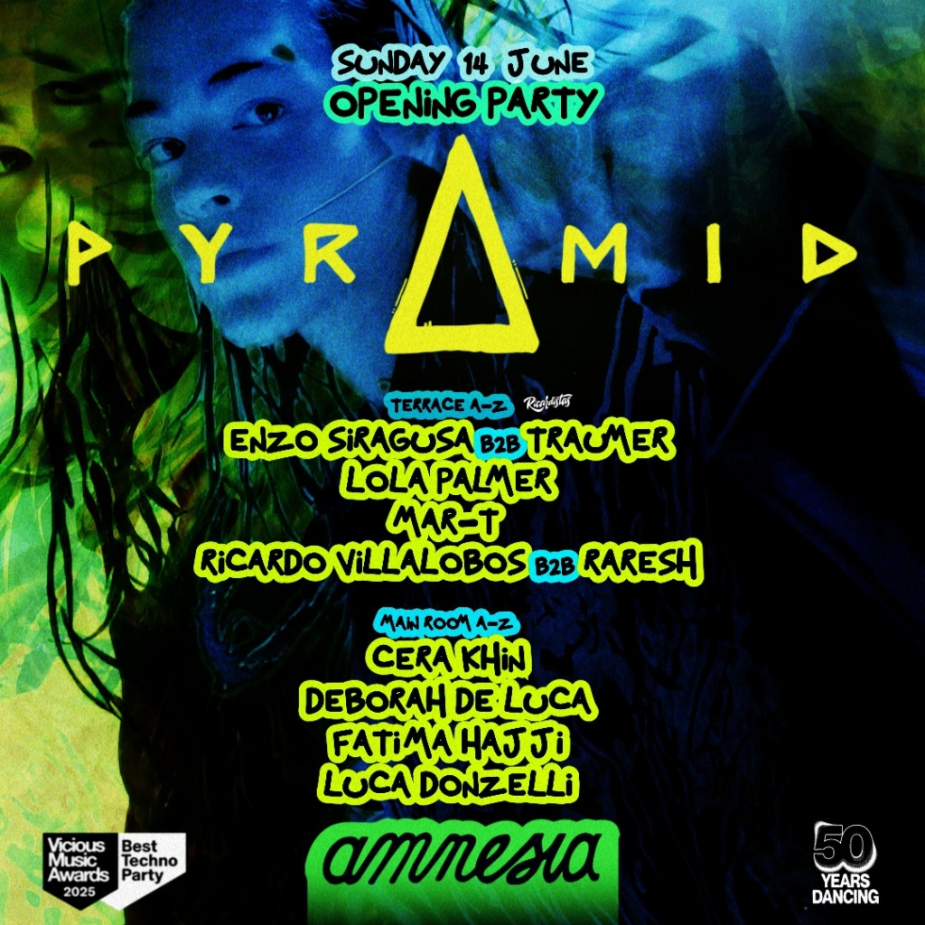 Pyramid Ibiza unveils the line-up for its opening party