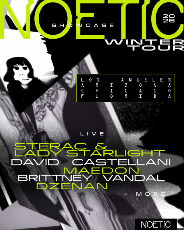 David Castellani announces Noetic US Tour feat. Sterac & Lady Starlight (Live), MAEDON (Live) & more