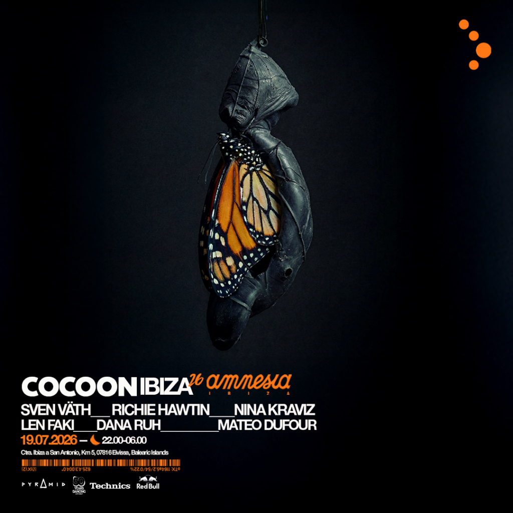 Cocoon Ibiza announces the line-up for a very special event at Amnesia Ibiza
