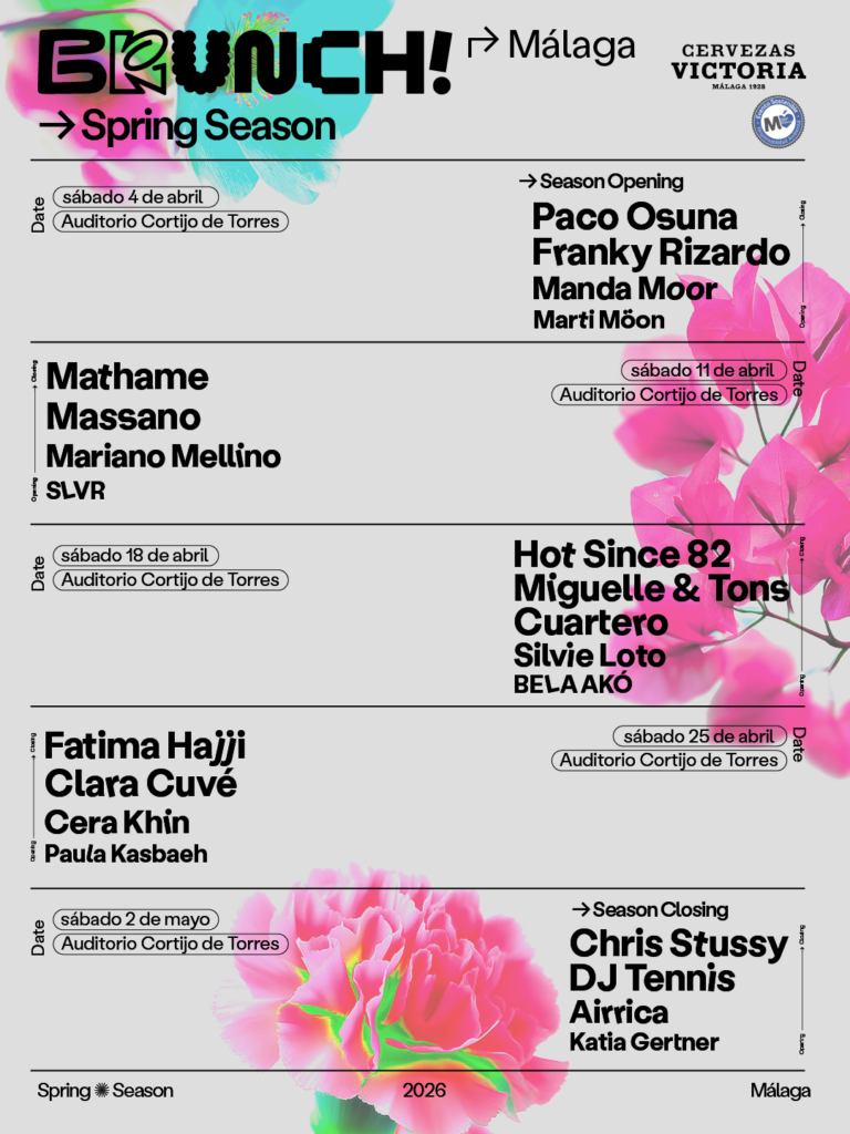 Brunch! Electronik Málaga Announces the Full Line-up for Its 5 Spring Events