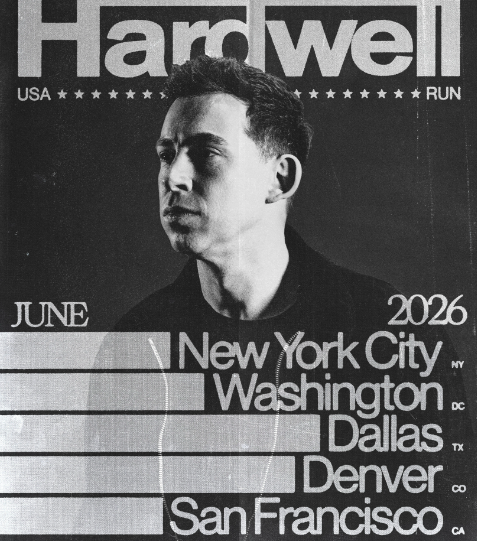 HARDWELL CONFIRMS FIVE-CITY NORTH AMERICAN RUN FOR 2026