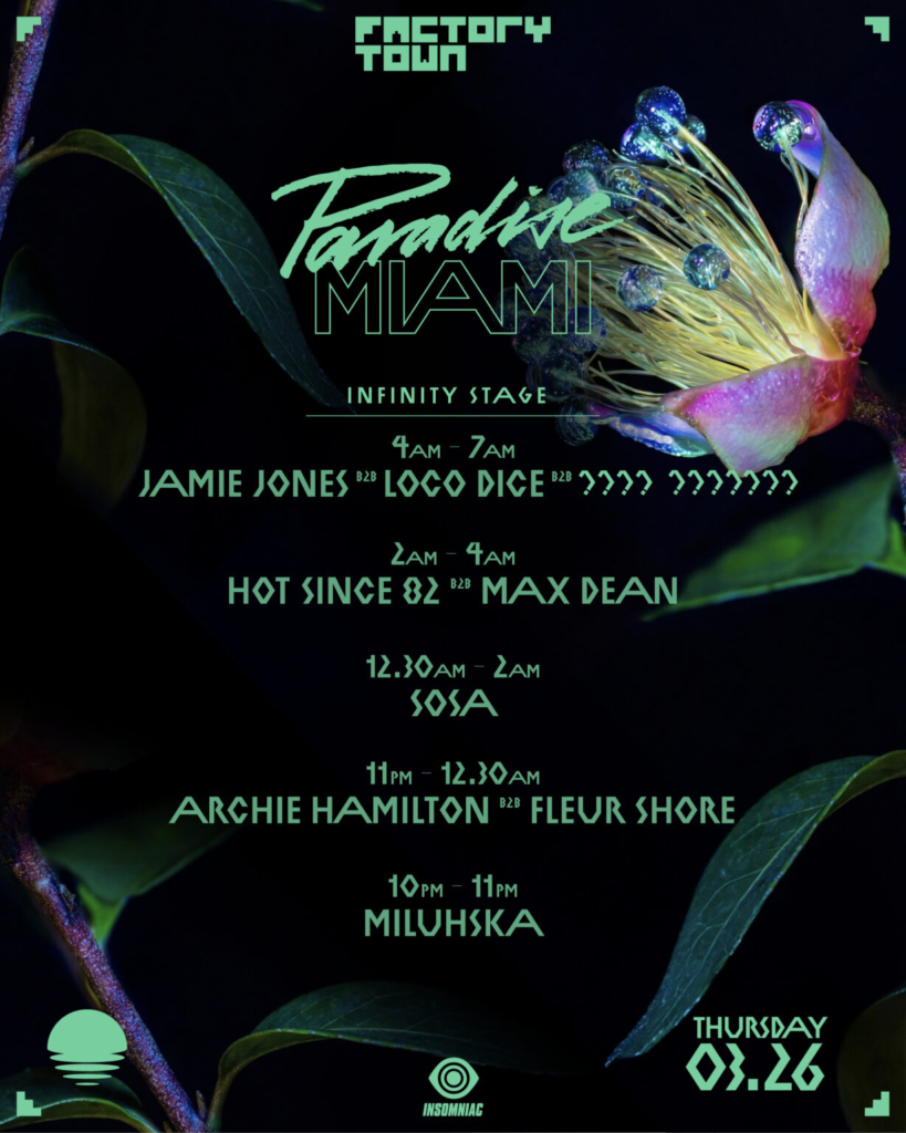 Jamie Jones presents Paradise Miami with a spectacular lineup