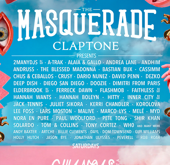 CLAPTONE’S ‘THE MASQUERADE’ UNVEILS A-Z ARTISTS AT CHINOIS IBIZA