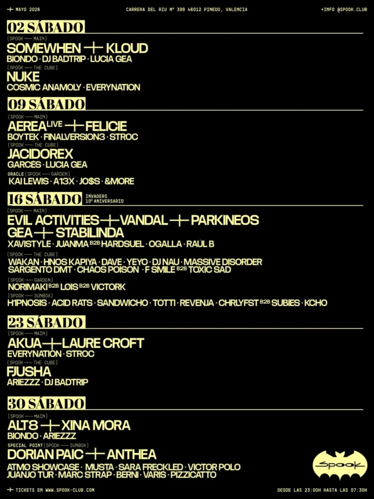 ELECTRONIC MAY AT SPOOK