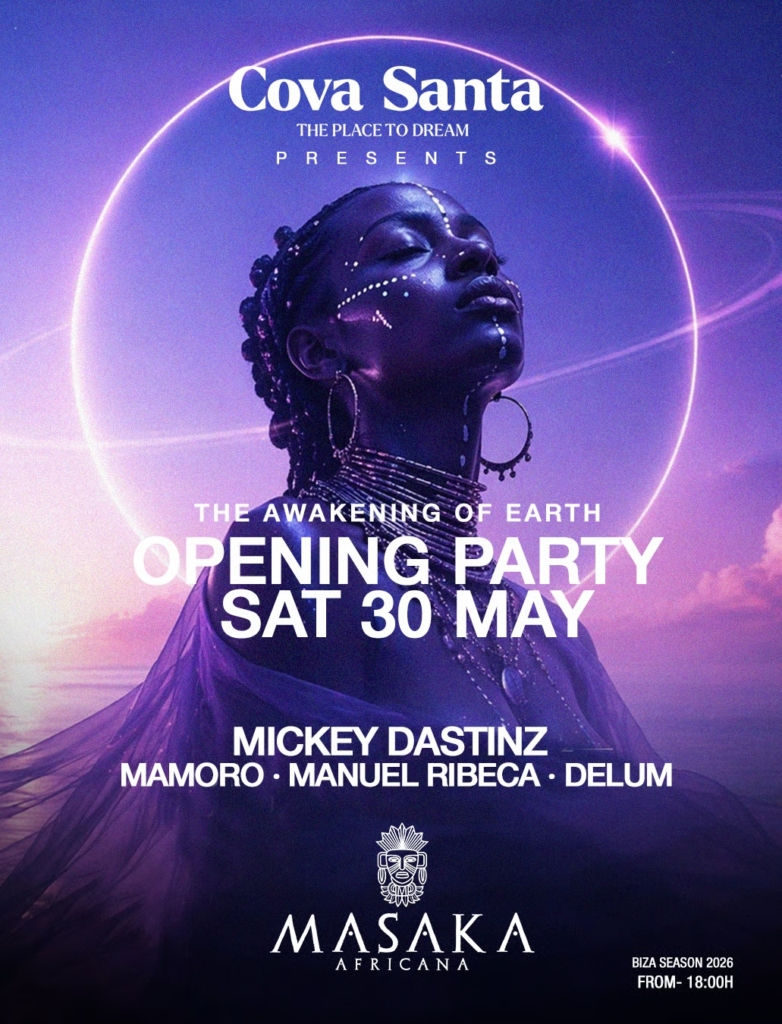 MASAKA AFRICANA RETURNS TO IBIZA WITH “THE AWAKENING OF EARTH” AT COVA SANTA