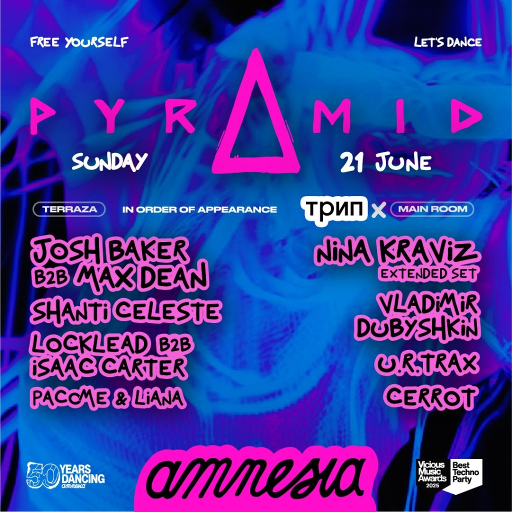 Josh Baker B2B Max Dean THIS SUNDAY AT PYRAMID