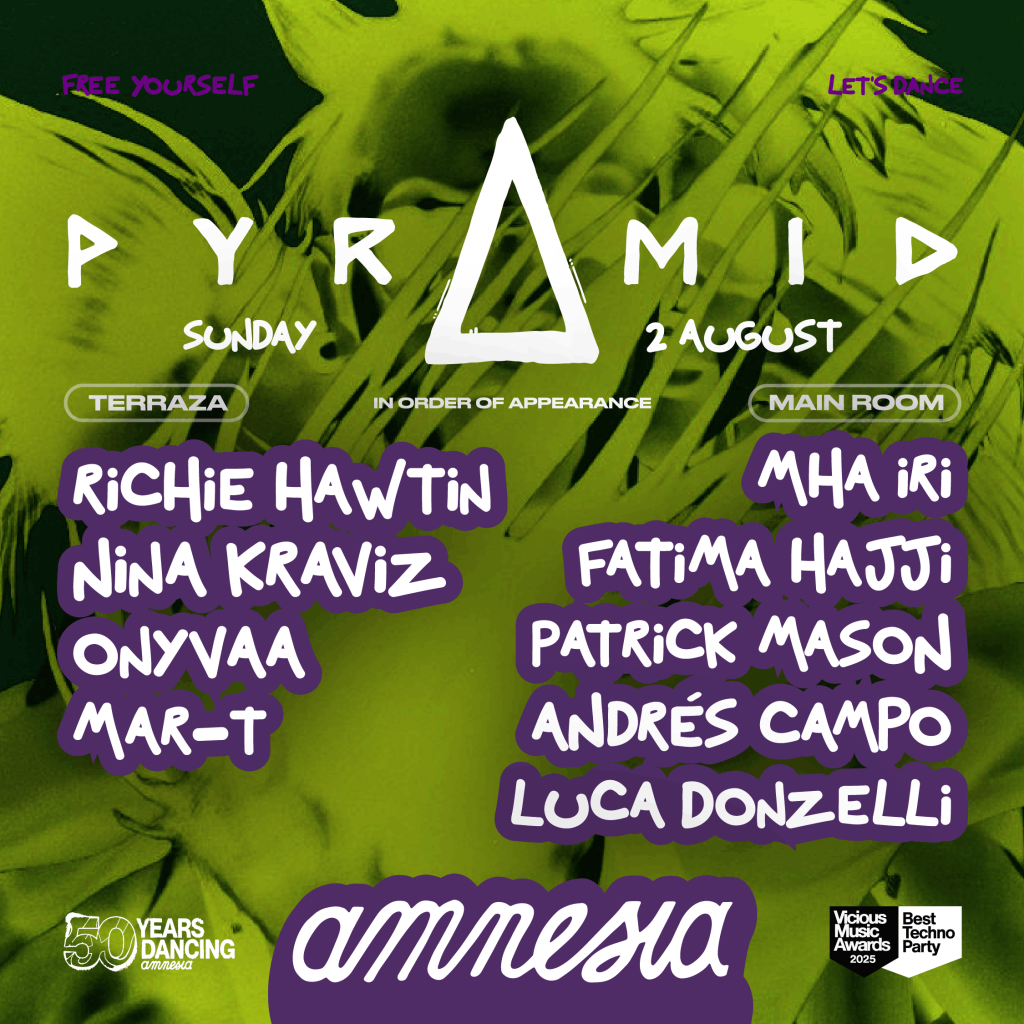RICHIE HAWTIN TAKES THE CONTROLS OF PYRAMID ONCE AGAIN