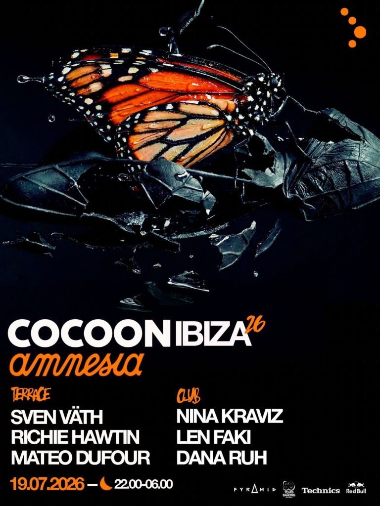 Cocoon Joins Amnesia Ibiza's 50th Anniversary Celebrations This Sunday 1 Cocoon Joins Amnesia Ibiza's 50th Anniversary Celebrations This Sunday