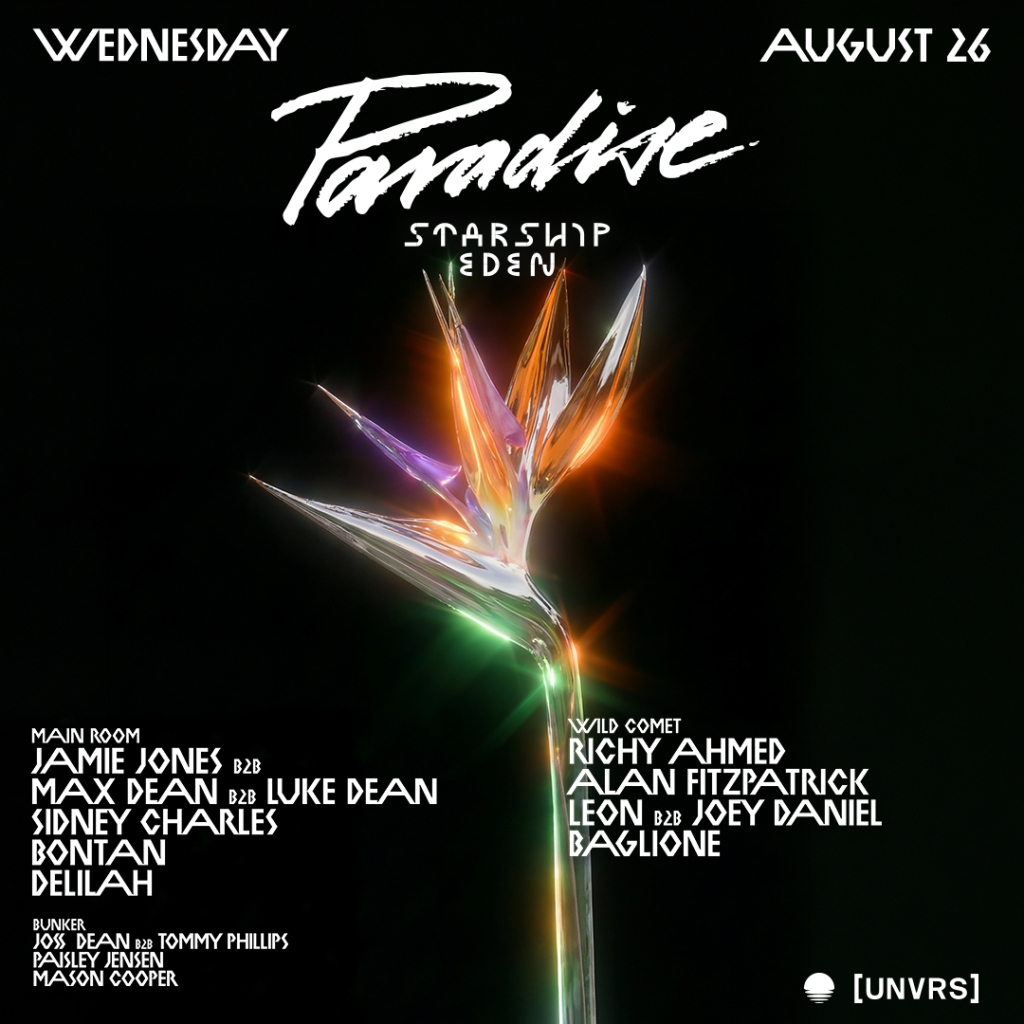 Jamie Jones B2B Max Dean B2B Luke Dean: Wednesday at Paradise [UNVRS]