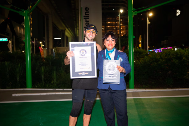 Miami Electronic Artist Eddy Palermo Sets Guinness World Record For Longest Distance Run While DJing Live
