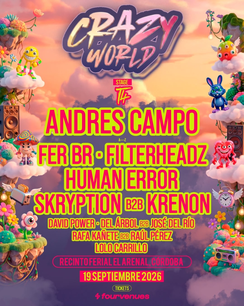 Crazy World lands in Córdoba with a spectacular journey into the world of techno