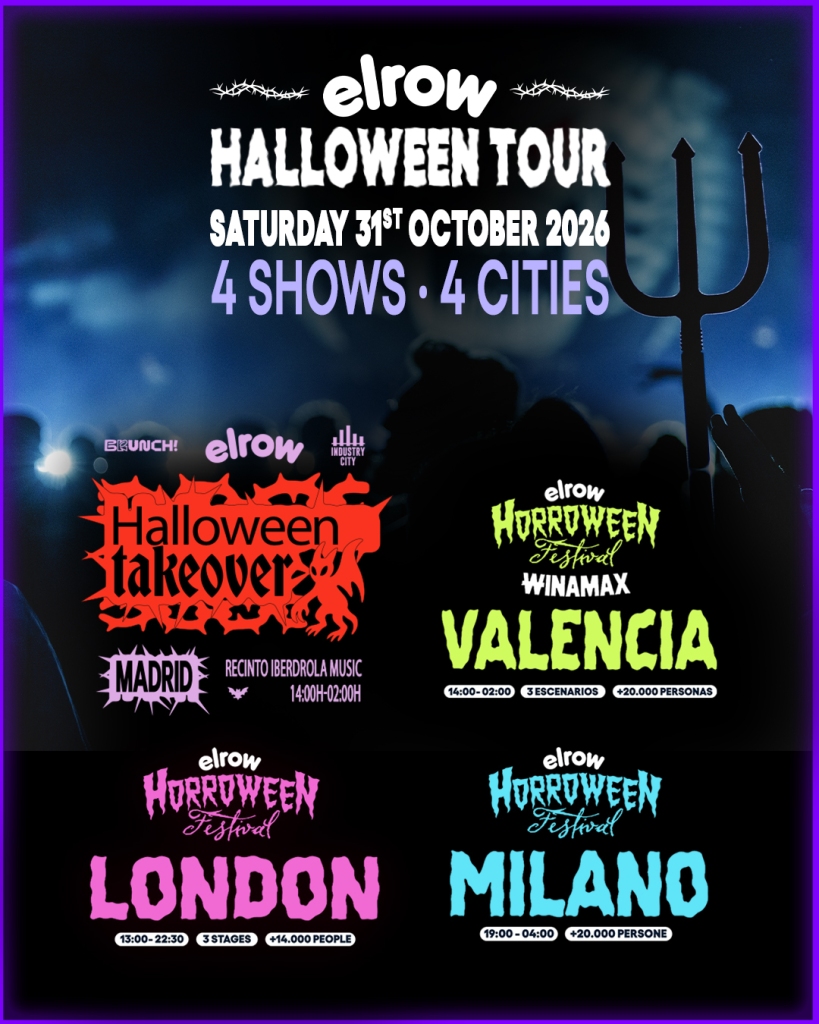 elrow’s Most Global Halloween Yet with Four Simultaneous Events Across Three Countries